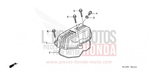 CYLINDER HEAD COVER (2) CG125M1 de 2001